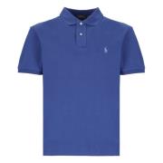 Blauw Katoenen Poloshirt met Pony Ralph Lauren , Blue , Heren