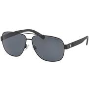 Black/Dark Grey Sunglasses PH 3112 Ralph Lauren , Black , Heren
