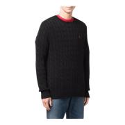 Crew Neck Sweater Ralph Lauren , Black , Heren