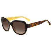 Havana Yellow/Brown Shaded Zonnebril Layne/S Kate Spade , Brown , Dame...