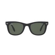 Opvouwbare Wayfarer Zonnebril Ray-Ban , Black , Heren