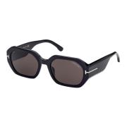 Veronique-02 Sunglasses Black/Grey Tom Ford , Black , Dames