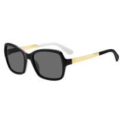 Black White/Grey Sunglasses Annjanette/S Kate Spade , Black , Dames