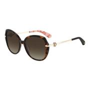 Dark Havana/Brown Shaded Sunglasses Taliyah/G/S Kate Spade , Brown , D...