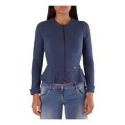 Luxe blauwe knitwear voor vrouwen MET , Blue , Dames