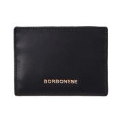 Wallets Cardholders Borbonese , Black , Dames