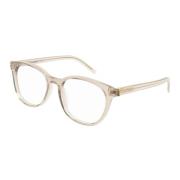 Transparent Nude Eyewear Frames Saint Laurent , Beige , Unisex