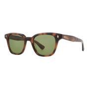 Bruin Semi-Flat Zonnebril Broadway SUN Garrett Leight , Brown , Unisex