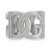 Chunky Band Zilver-tone Ring Dolce & Gabbana , Gray , Heren