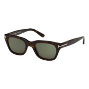 Donker Havana/Groen Zonnebril Snowdon FT 0237 Tom Ford , Green , Unise...