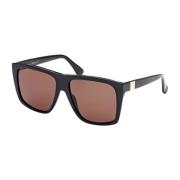 Prism Sunglasses Black/Brown Max Mara , Black , Unisex