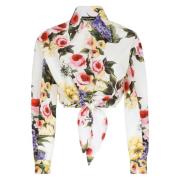 Witte Tuin Shirt Dolce & Gabbana , Multicolor , Dames