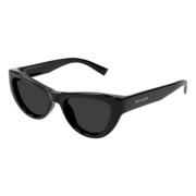 Zwarte/Grijze Zonnebril SL 676 Saint Laurent , Black , Dames