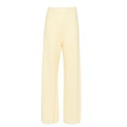 Wide Trousers Fabiana Filippi , Yellow , Dames