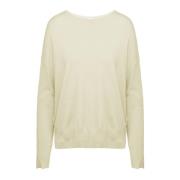 Round-neck Knitwear BomBoogie , Beige , Dames