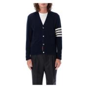 Klassieke Cardigan 4 Bar Thom Browne , Blue , Heren