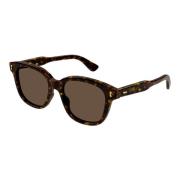 Havana/Brown Sunglasses Gucci , Multicolor , Heren