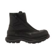 Zwarte H.boot Tread Laarzen Alexander McQueen , Black , Heren