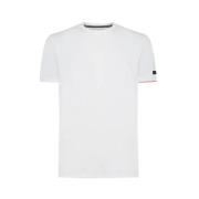 Wit Stretch Pique T-shirt RRD , White , Heren