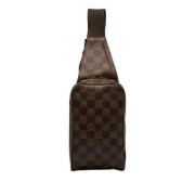 Pre-owned Canvas shoulder-bags Louis Vuitton Vintage , Brown , Dames