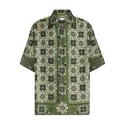 Short Sleeve Shirts Etro , Green , Heren