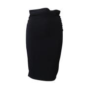 Pre-owned Viscose bottoms Dolce & Gabbana Pre-owned , Black , Dames