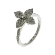 Pre-owned White Gold rings Louis Vuitton Vintage , Gray , Dames