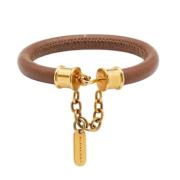 Pre-owned Leather bracelets Burberry Vintage , Brown , Dames