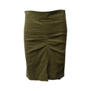 Pre-owned Linen bottoms Isabel Marant Pre-owned , Green , Dames