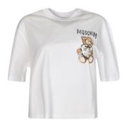 Stijlvolle T-shirts en Polos Moschino , White , Dames