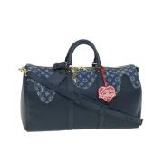 Pre-owned Canvas louis-vuitton-bags Louis Vuitton Vintage , Blue , Dam...