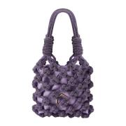 Lola Tas met Kristallen Hibourama , Purple , Dames