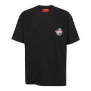 Zwart Rood Auto Print T-Shirt Vision OF Super , Black , Heren