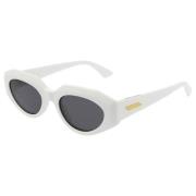 White/Grey Sunglasses Bottega Veneta , White , Dames