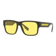 Black/Yellow Sunglasses Knight BE 4360 Burberry , Multicolor , Heren