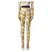 Slim-fit Trousers Versace , White , Dames