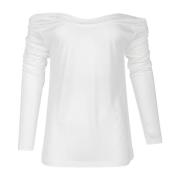 Long Sleeve Tops Jucca , White , Dames