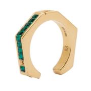 Pre-owned Metal rings Fendi Vintage , Yellow , Dames