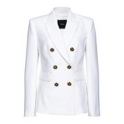 Stijlvolle Suit Jacket en Blazer Pinko , White , Dames
