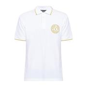 Premium Polo Shirt van Hoogwaardig Katoen met Gouden Details Versace ,...