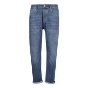 Slim-fit Jeans Brunello Cucinelli , Blue , Heren