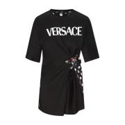 Short Dresses Versace , Black , Dames