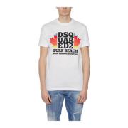 T-Shirts Dsquared2 , White , Heren