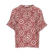 By-Bar Blouse lange mouw By-Bar , Multicolor , Dames