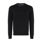 Long Knitwear Dondup , Black , Heren