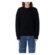 Round-neck Knitwear Marine Serre , Black , Heren