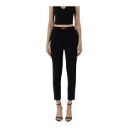 Trousers Elisabetta Franchi , Black , Dames