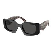 Black/Dark Grey Sunglasses Prada , Black , Dames