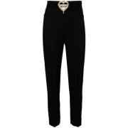 Cropped Trousers Moschino , Black , Dames