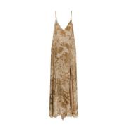 Maxi Dresses Blumarine , Beige , Dames